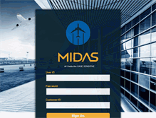 Tablet Screenshot of midas.dobsystems.com